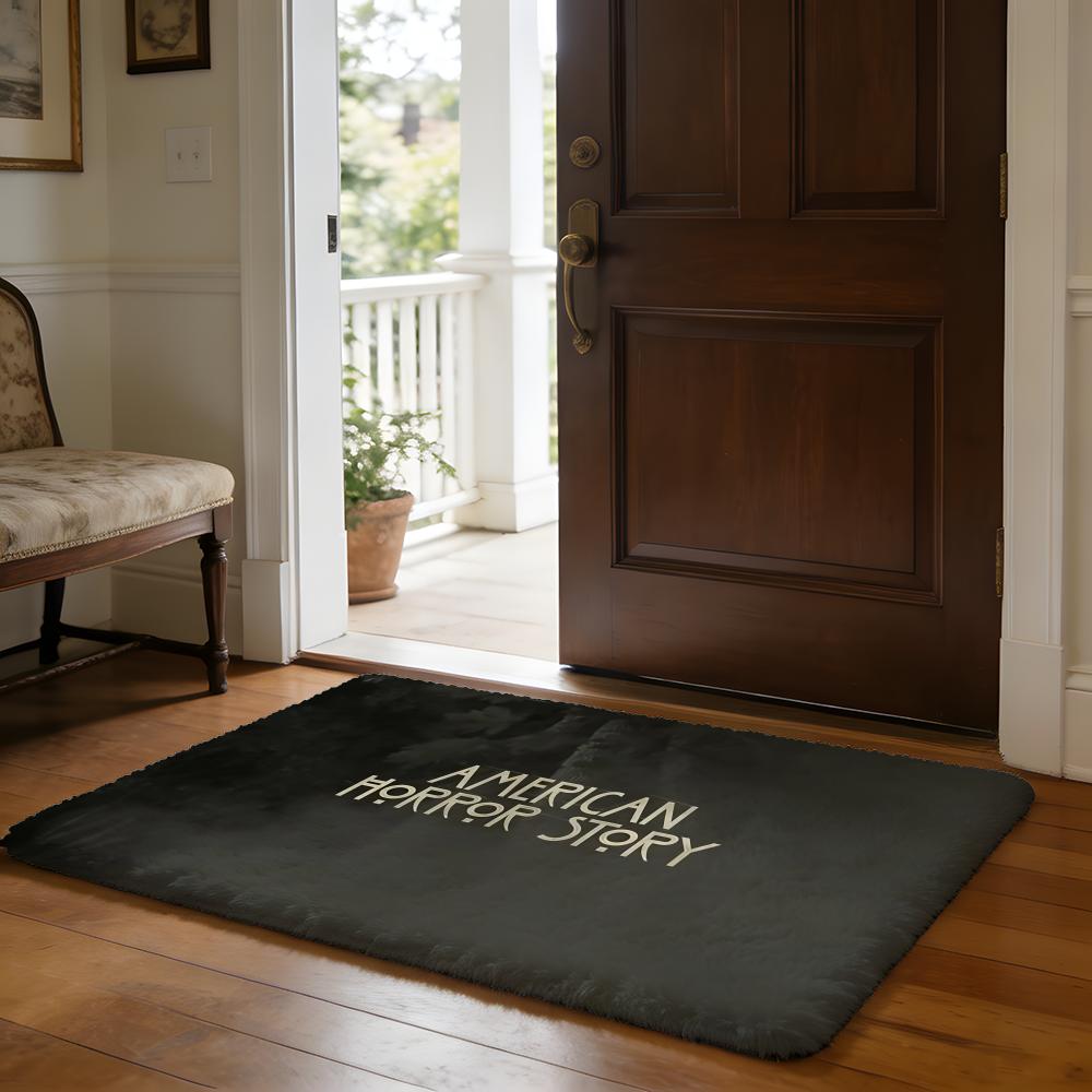 AAHS American Horror Story TV Movie Floor Mat Soft Flannel Absorbent Mat Non-Slip Rug Home Bedroom Bathroom
