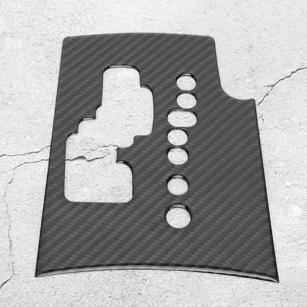 Carbon Fiber Car Gear Shift Panel Trim Cover Frame Decal Fits for Toyota RAV4 2006 2007 2008 2009 2010 2011 2012 Car