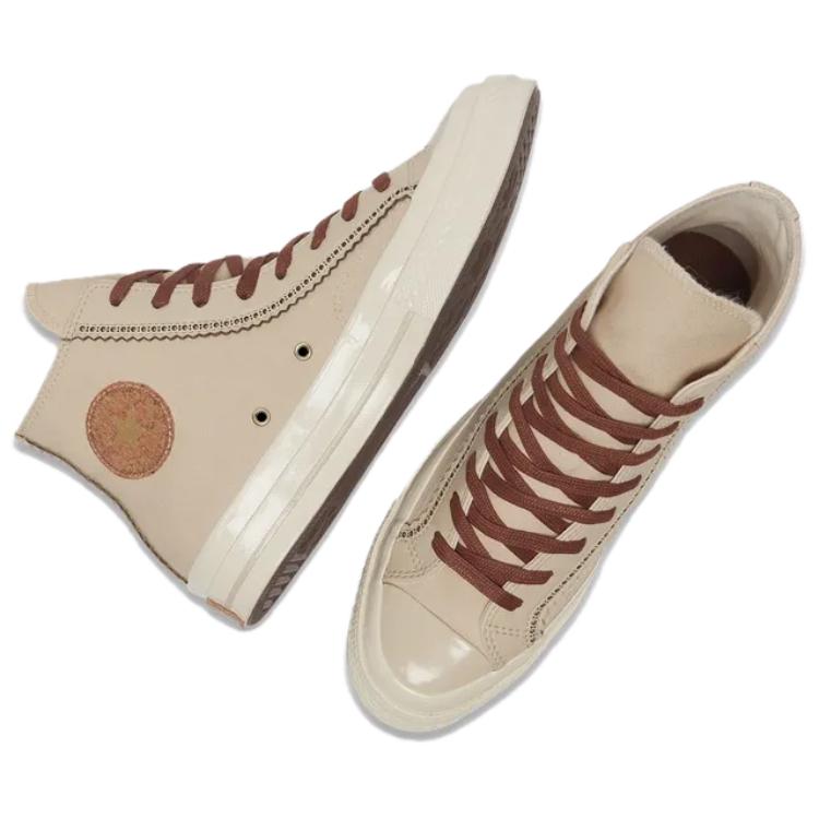 Converse 1970s Comfortable Non-Slip High-Top Skate Shoes Unisex Sneakers Brown A12461C