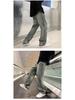 Summer Street Retro Ripped Washed Straight-Leg Jeans for Men and Women