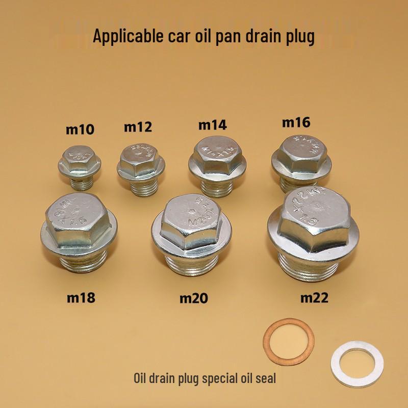 

Болт двигателя автомобиля Пробка слива масла Уплотнительная прокладка (М10-М22) Aluminum Washer M16