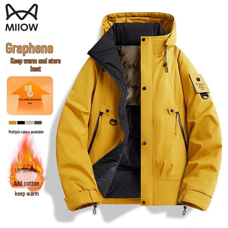 MiiOW Unisex Graphene Hooded Winter Padded Jacket XL