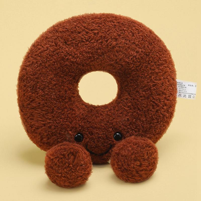 Egg Hamburger Toast Tart Plush Toy Soft Stuffed Doll Desk Decor Creative Gift