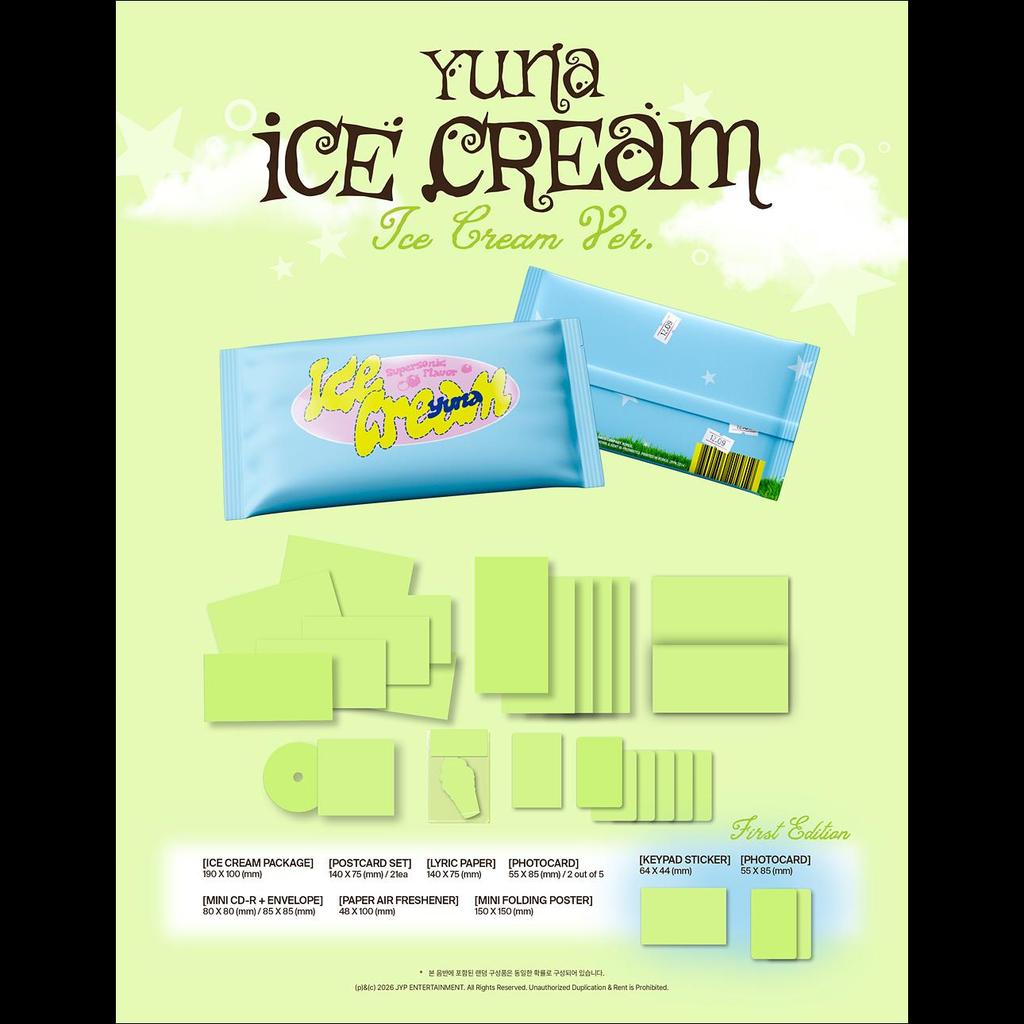 YUNA (ITZY) [Eis] Eis Ver. + Kostenloses Geschenk