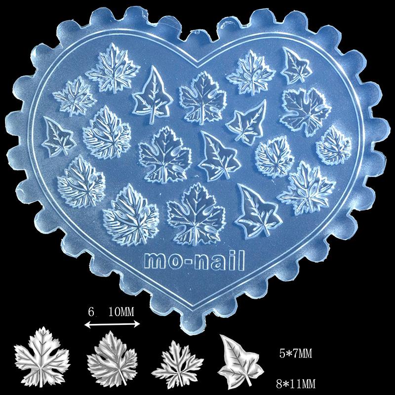 Molde para Esculpir Uñas Flor Creativa Mariposa Copo de Nieve Decoraciones para Uñas Nail Art Placas de Estampado Manicura DIY Accesorios Herramientas