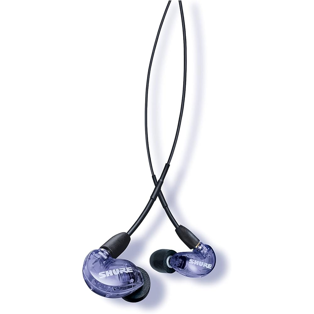 

[VGP Hall of Fame Gold Award] SHURE Shure Earphone: Wired SE215SPE-PL-A Purple High Sound Insulat...