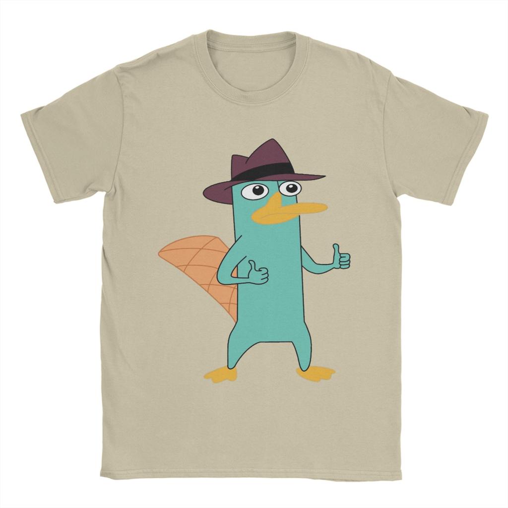 Unisex Agent Perry the Platypus T Shirts  Cotton Clothes Funny Short Sleeve Round Collar Tee Shirt 4XL 5XL TShirt
