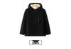 2025 Winter Stylish Versatile Hooded Lambswool Jacket – Warm, Loose-Fitting Cotton Coat