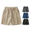 Pantalones Cortos para Hombre con Diseño de Cordón en la Cintura Color Sólido Ajuste Holgado Secado Rápido Pantalones Deportivos Largo hasta la Rodilla Rectos