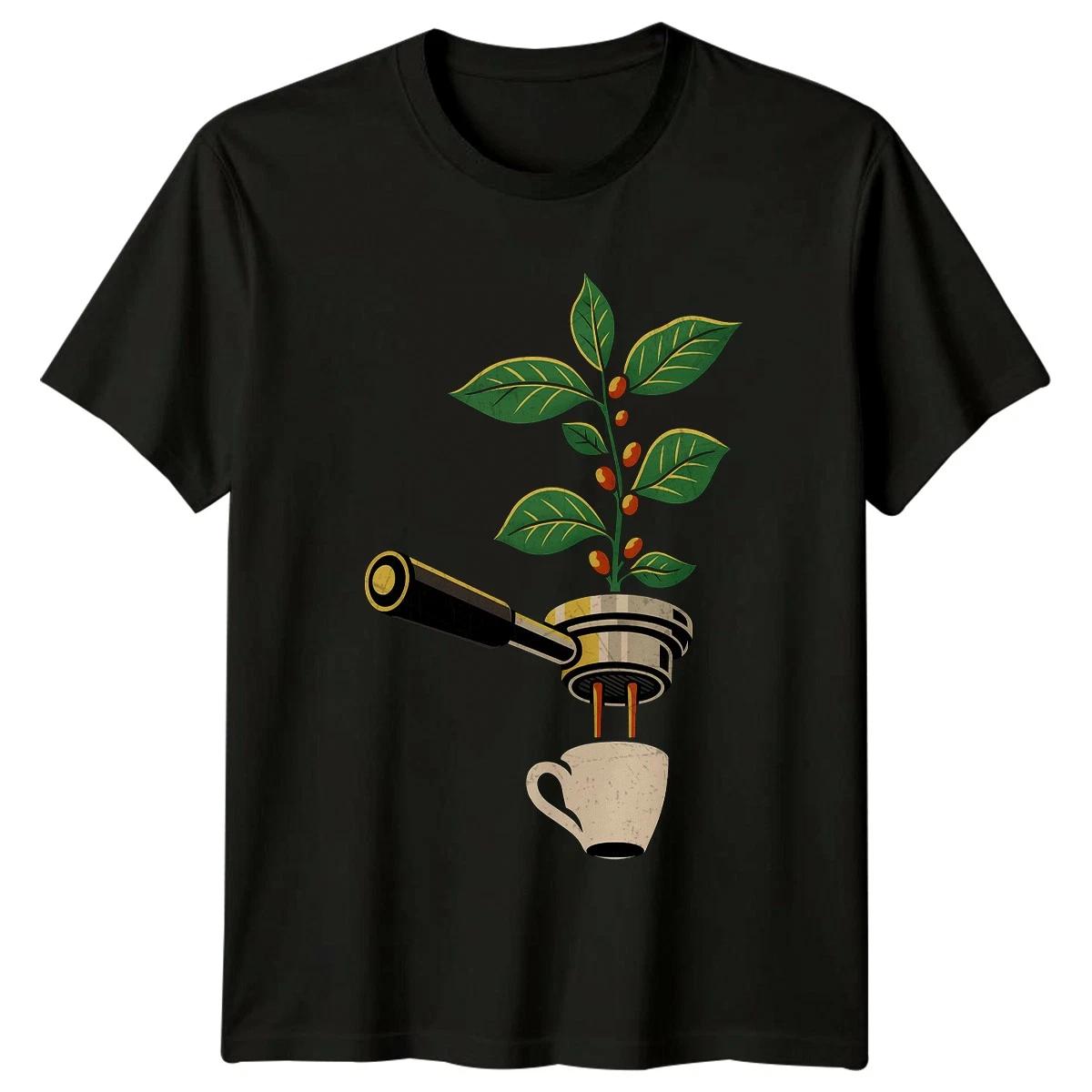 Coffee Gardening T-Shirt Espresso Barista Plant Gift For Him And Her S