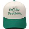 I'm the Problem Fun Embroidery Color Matching Truck Driver Hat Men's and Women's Casual Shade Baseball Cap