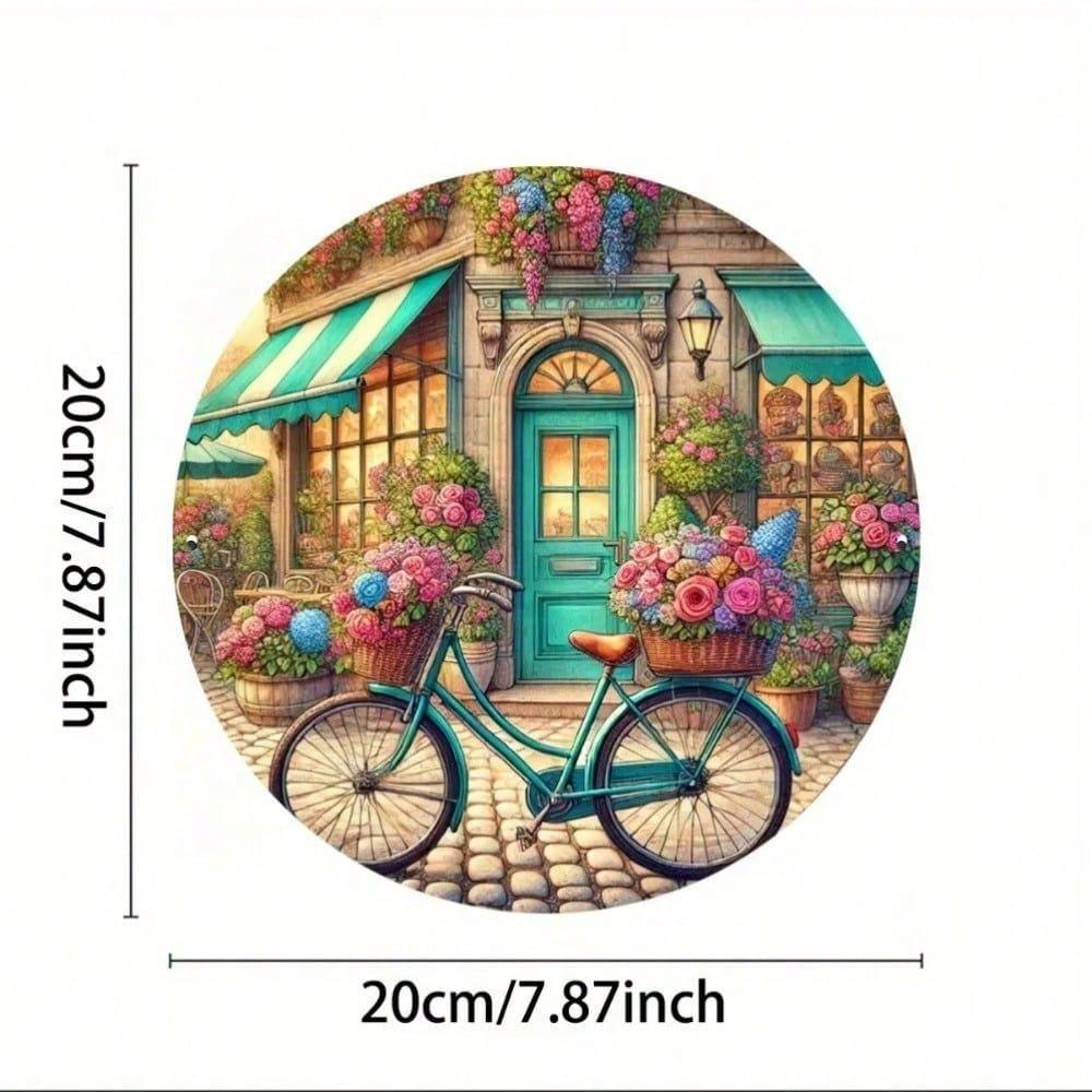 Vintage Metal Tin Sign 8x8 Inch Retro Cycling Wall Art Home Bar Cafe Decor