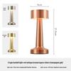 Retro Metal Barbell Desk Lamp - Touch-Control, Dimmable, Three-Color Light for Creative Spaces