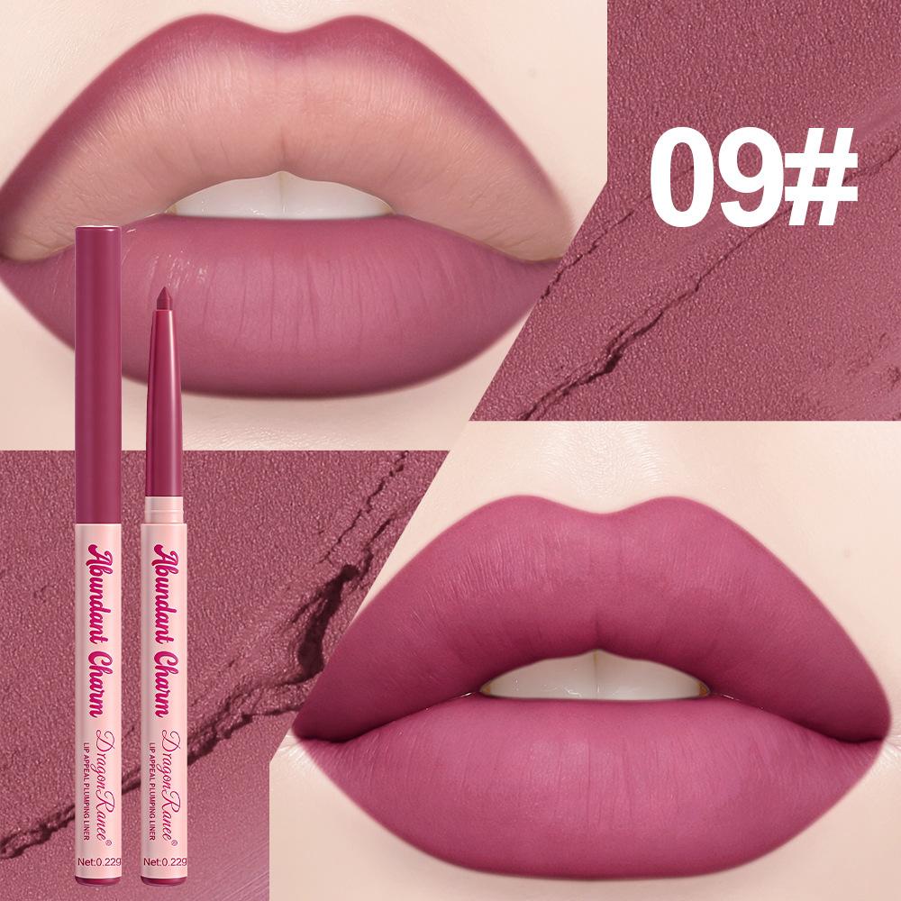 Lip Liner Lipstick Pen Waterproof Long-Lasting Hook Line Lip Pencil Matte Beginner Automatic Bean Paste Lip Contour Cosmetic