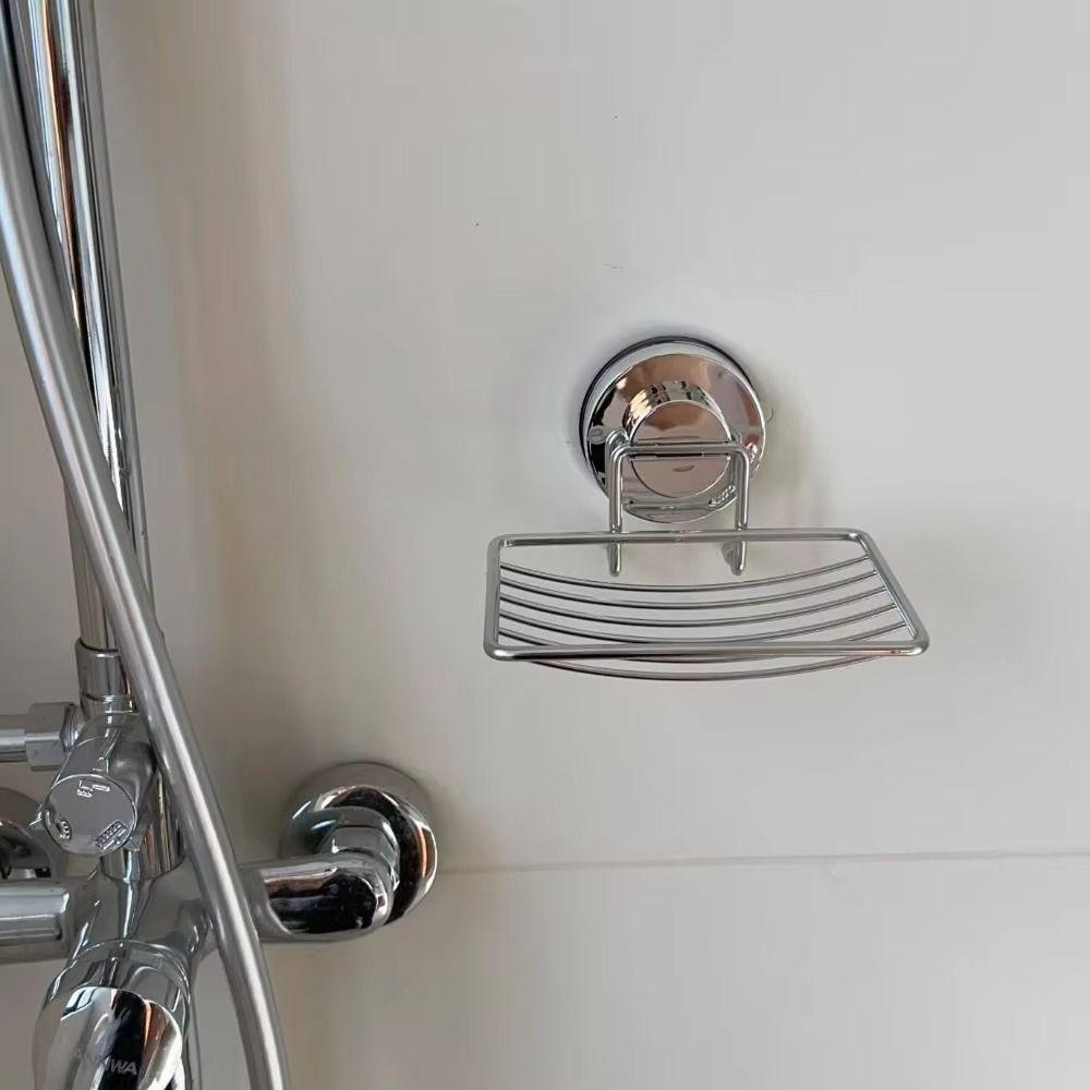 Heavy Duty Soap Tray Stainless Steel Bathroom Soap Dish Neat Storage Sponge Holder Shower Room