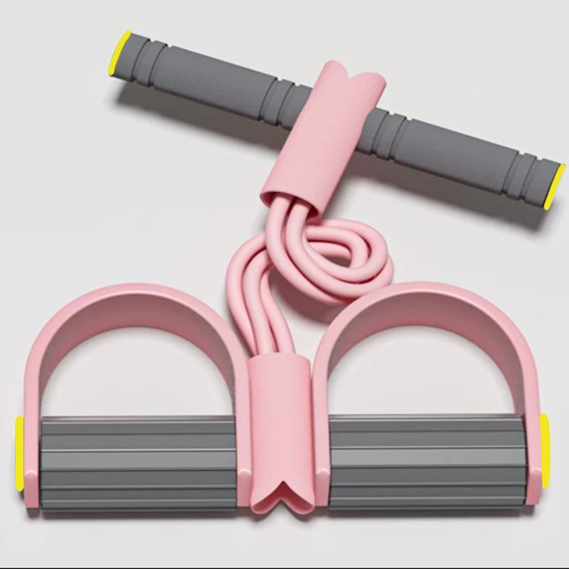 High Elasticity Six-Tube Sit-up Assist Foot Pedal Resistance Band