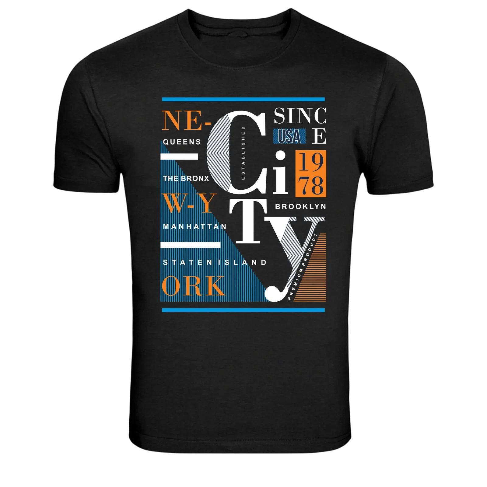 New York City Typography Urban Streetwear NYC Boroughs T-Shirt XXXXL