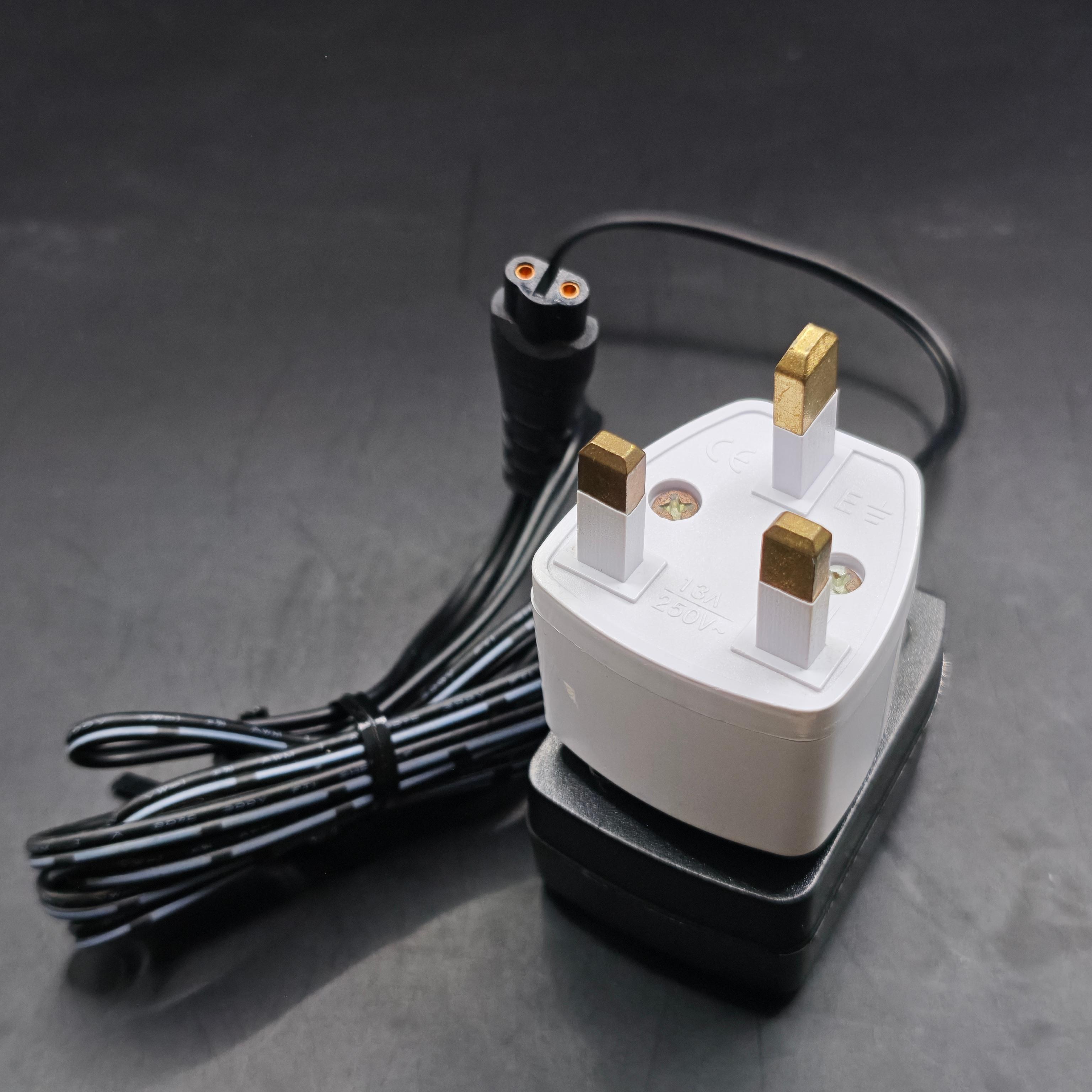 Shaver Charger Power Adapter Replacement For Remington R-460d R-600 R-3010 R-4100 R-4110 R-4130 R-4135 R-4150 R-4155 R-5010 F3790 F3800 F3900 F4800 UK Standard