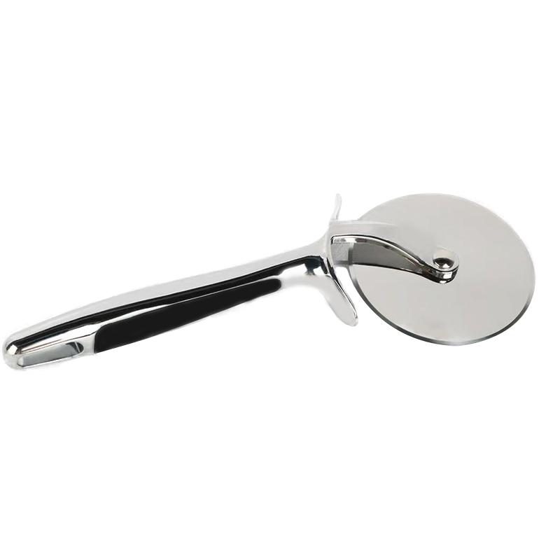 High Quality Pizza Cooking Tool Durable Zinc Alloy Wheel Pizza Cutter светло-серый