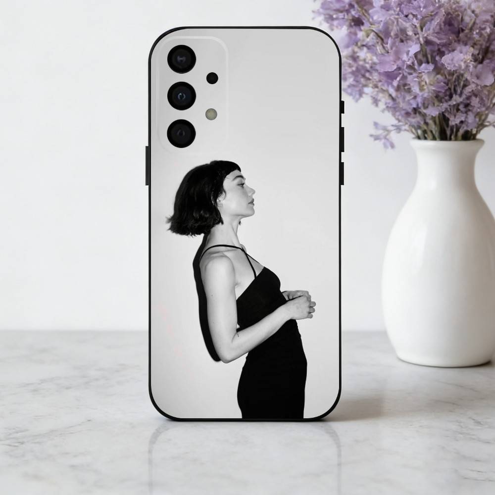 Edgy S-Sydney C-Chandler Schauspielerin Handyhülle Für Samsung Galaxy A73,A72,A71,A70,A53,A52,A51,Weiche Silikon Schwarze Hülle