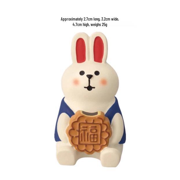 Mittherbstfest Japanische Katze ZAKKA Blind Box Figur - Harz Kätzchen Ornament Dekoration