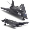 Modelo de simulação de aeronave de combate furtiva Nighthawk F-117A americano liga metálica Brinquedo infantil presentes