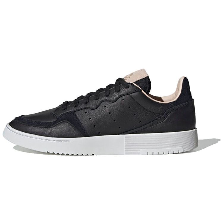 

Черные кроссовки унисекс adidas Supercourt Core кристально-белые EF9189