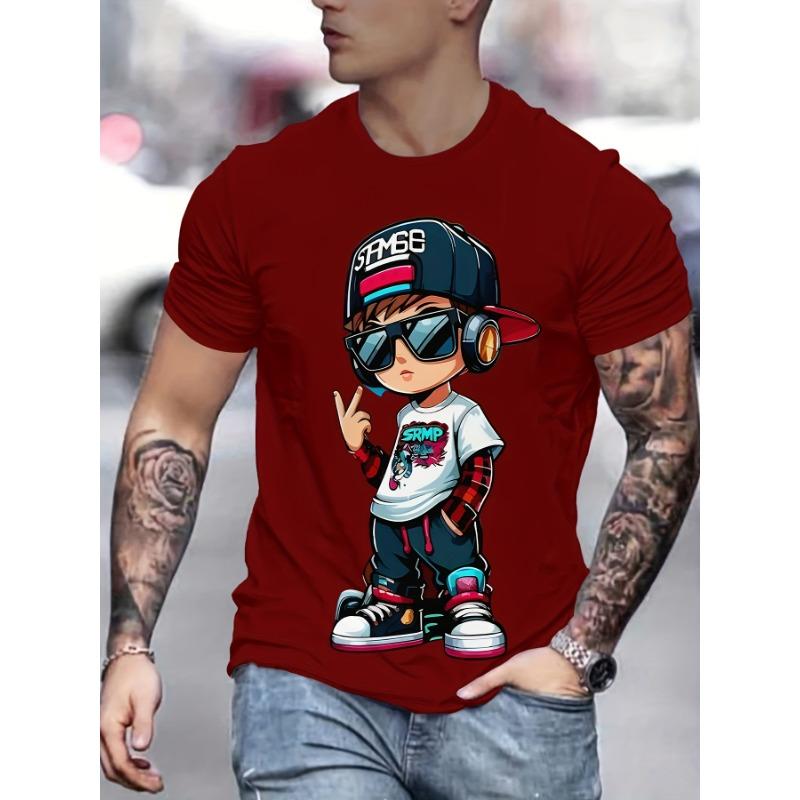 Boys Novelty T-Shirt 3D Digital Printing Short Sleeve S