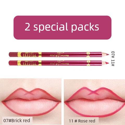 Lip Liner Waterproof Long-Lasting Non-Stick Non-Fading Genuine Lipstick Pen Matte Finish Easy to Apply