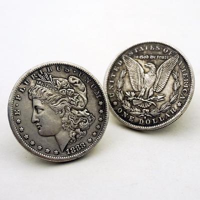 Copia US 1 Dollaro Americano Valuta Antica Collezione Morgan Moneta Antica Argento 1795 1889 Anni