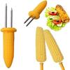 10pcs Fork Corn Skewer Stainless Steel Corn Holders Corn On The Cob Skewers Fruit Forks Outdoor Camping Cooking Barbecue Tools