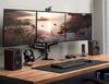 Triple Monitor Holder with Gas Spring, Triple Monitor Holder, Black Hdwr Solidhand-Sg03