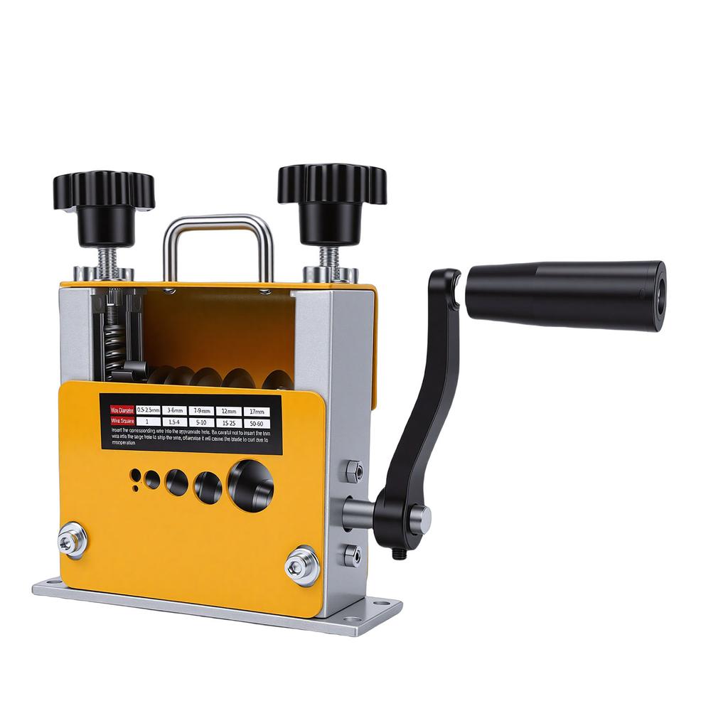 Manual Wire Stripping Machine Drill Powered 6 Channels Portable Cable Stripper Tool for Scrap Copper Cables Recycling