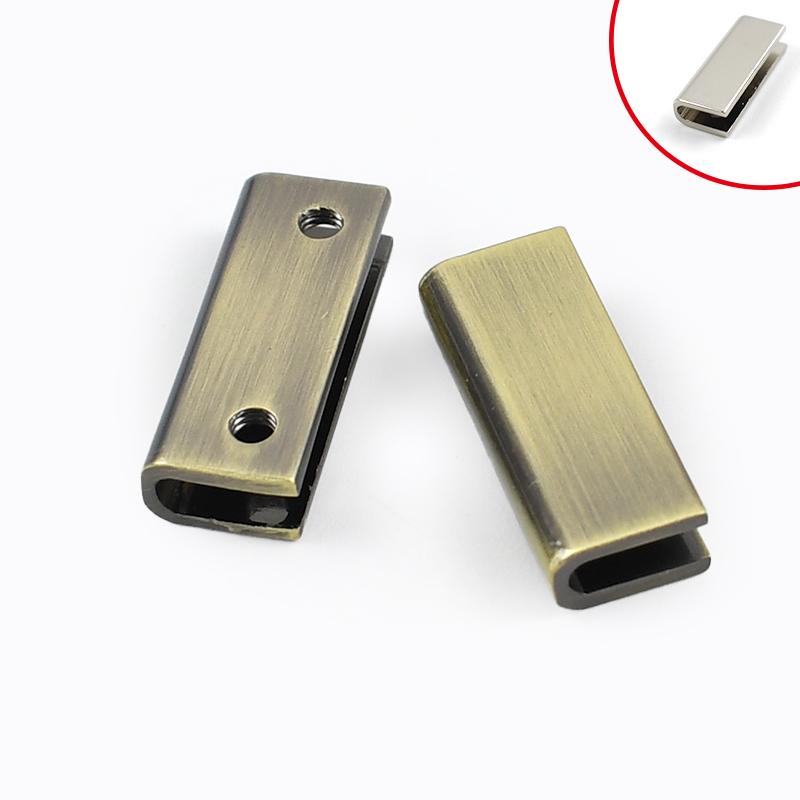 5Pcs 19/25/32/39/52mm Metal Buckles Corner Edges Protector Buckle with Screws Strap Cover Tail Clips Clasp Webbing End Stopper