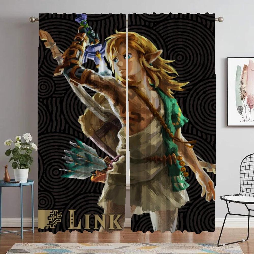 

Шторы Zeldas для спальни, современные шторы для гостиной, 2 шт., затемняющие шторы, перегородки, украшения на Хэллоуин, кухня W60xH90cmx2pcs-CL