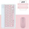 Bluetooth Wireless Keyboard with Mouse Portable Mini Rechargeable Keyboard for iPad Tablet Android iOS Windows Laptop