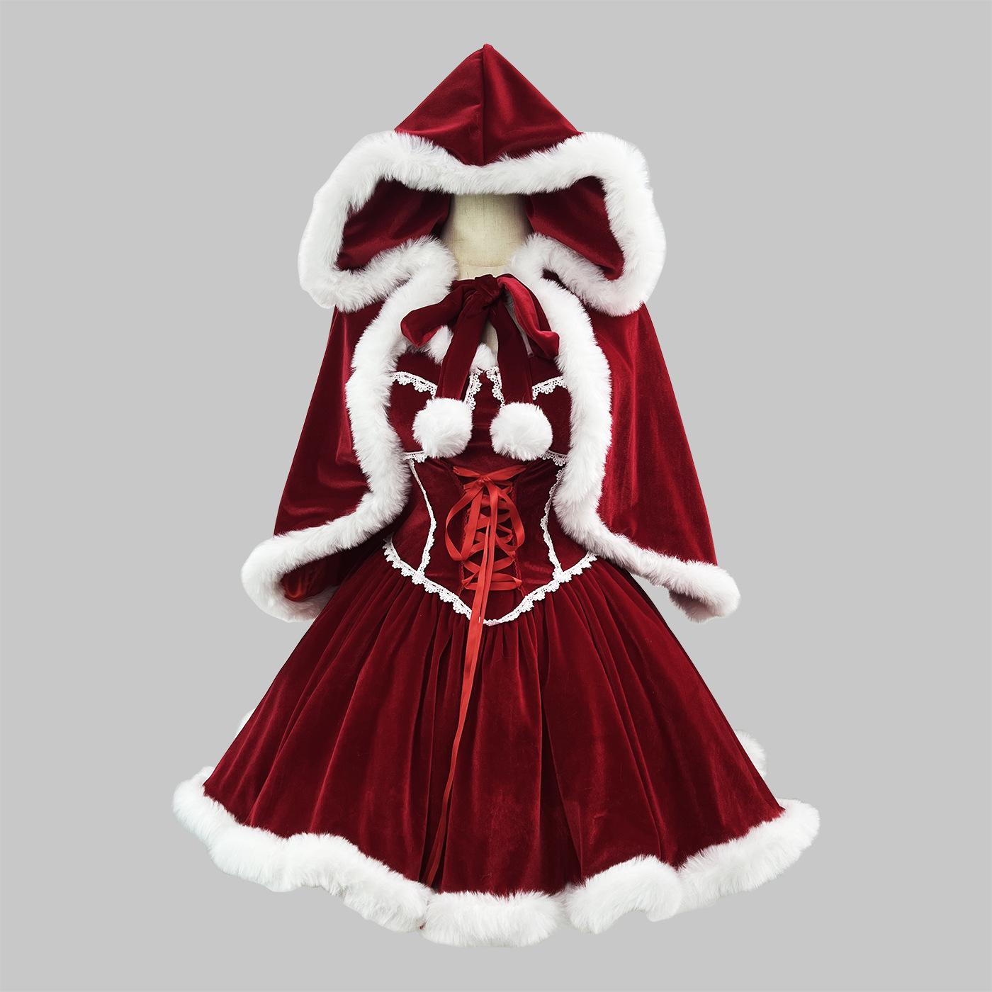 2024 Elegant New Year Gown: Princess COS Costume, Socialite Dress, Holiday & Performance Attire, Plus Size Available. One Size