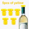 Colored Rubber Wine Bottle Stopper New Threaded Silicone Bottle Stopper for Oil and Wine Bottles 5 Colors Available 5