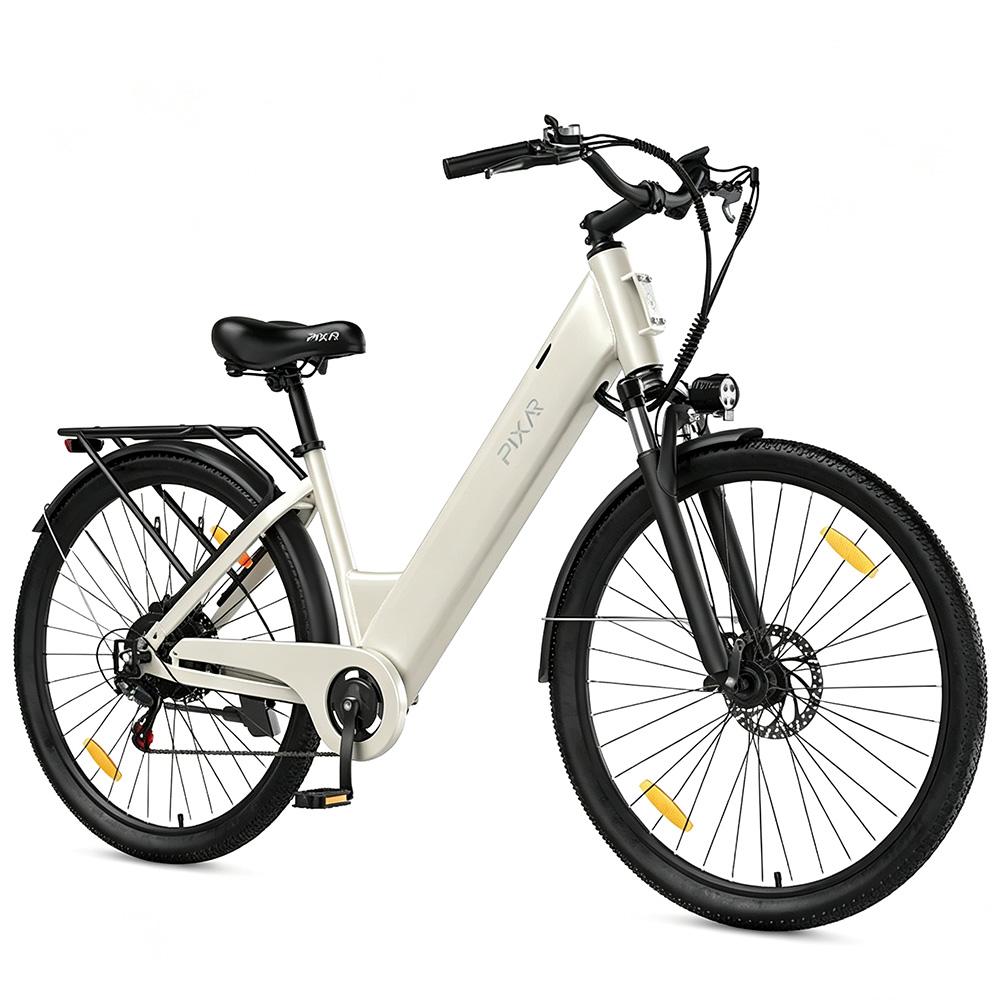 Electric Bicycle Pixar C1 250W Motor 27.5" Tire City Commuter Electric Bicycle 7 Speed LCD Display 36V 13Ah Max Load 150Kg