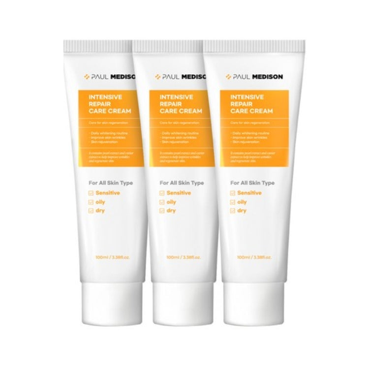 Paul Medison Intensive Repair Care Cream 100ml*3Pcs/5Pcs