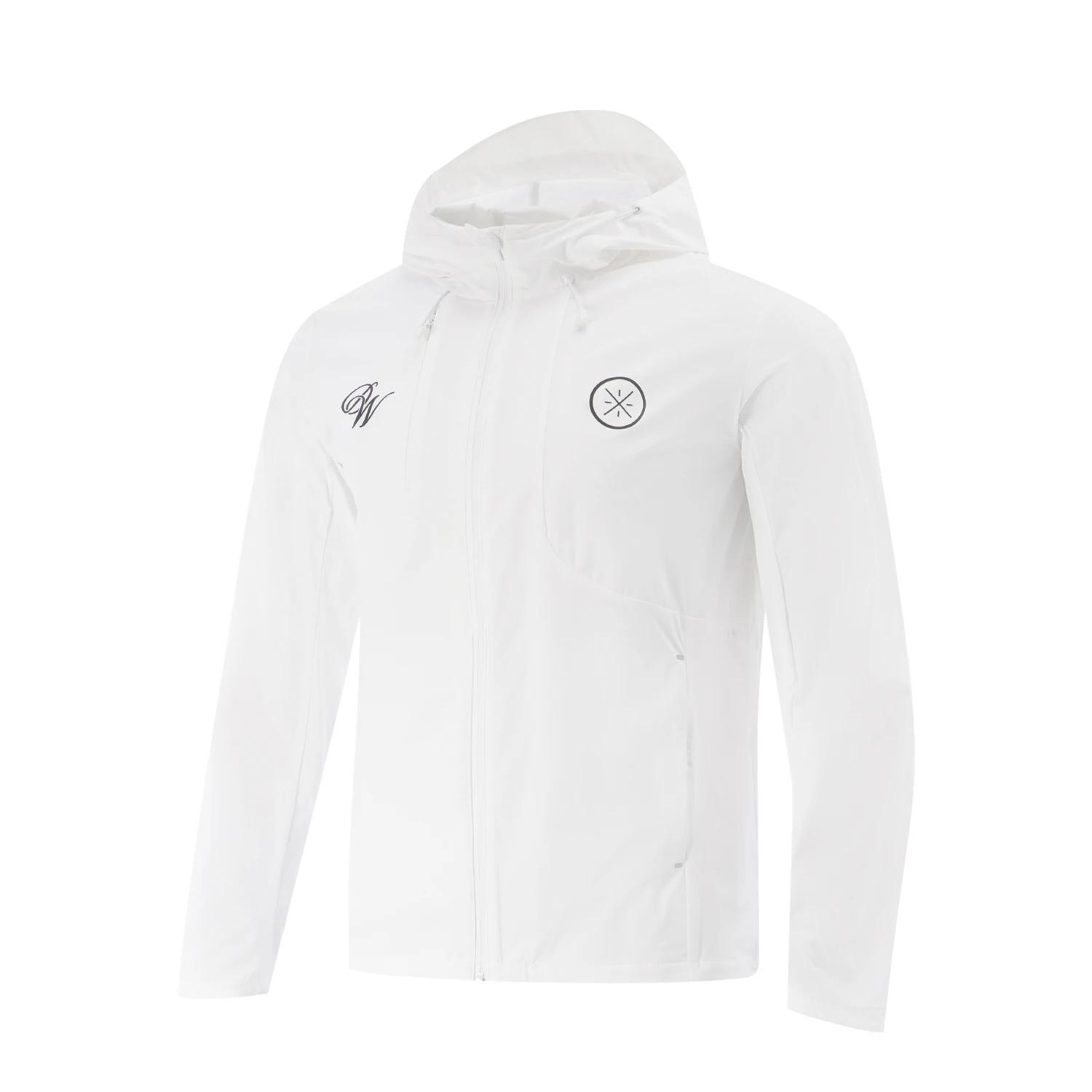 

Li Ning Wade Series Solid Color Zip Up Hooded Comfortable Moisture Wicking Water Resistant Sports Jacket Men Jacket AFDV125-2 L