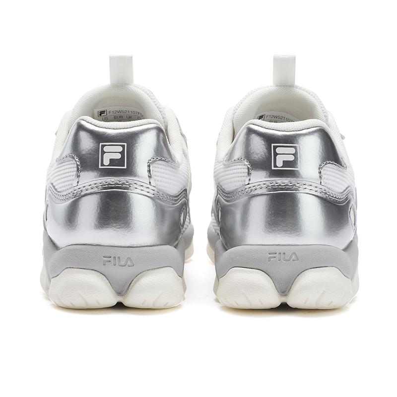 FILA Fluid 6 ST Cat Paw Shoes Modern Fashion Comfortable Versatile Simple Sports Casual Women Sneakers Gray White F12W521107FSC