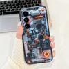 For Itel City 100 Case Luxury Sunset Marble Painted Soft Liquid Silicone Shockproof Cover For Itel City 100 2025 City100 4G Capa