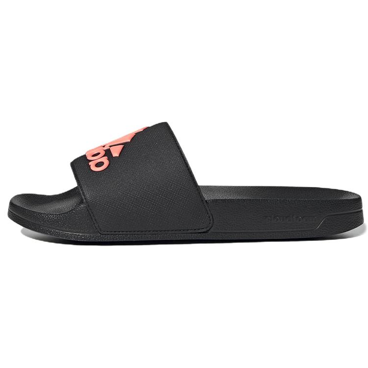 New Adidas Adilette Cozy Wear Resistant Black Unisex Slippers 'Black Pink' GZ3778
