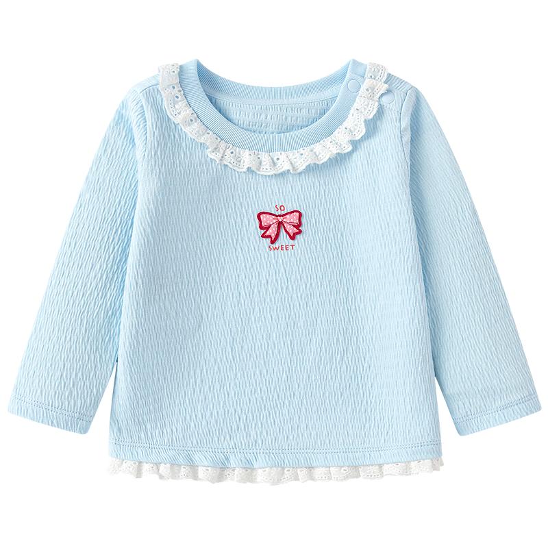 Balabala Girls' Floral Long-Sleeve T-Shirt
