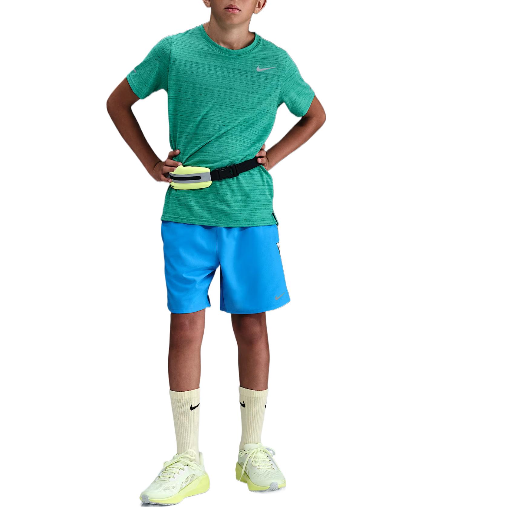 

Nike Dri-Fit Fashion Versatile Trendy Simple Shorts Kids Shorts FD0238-435 M