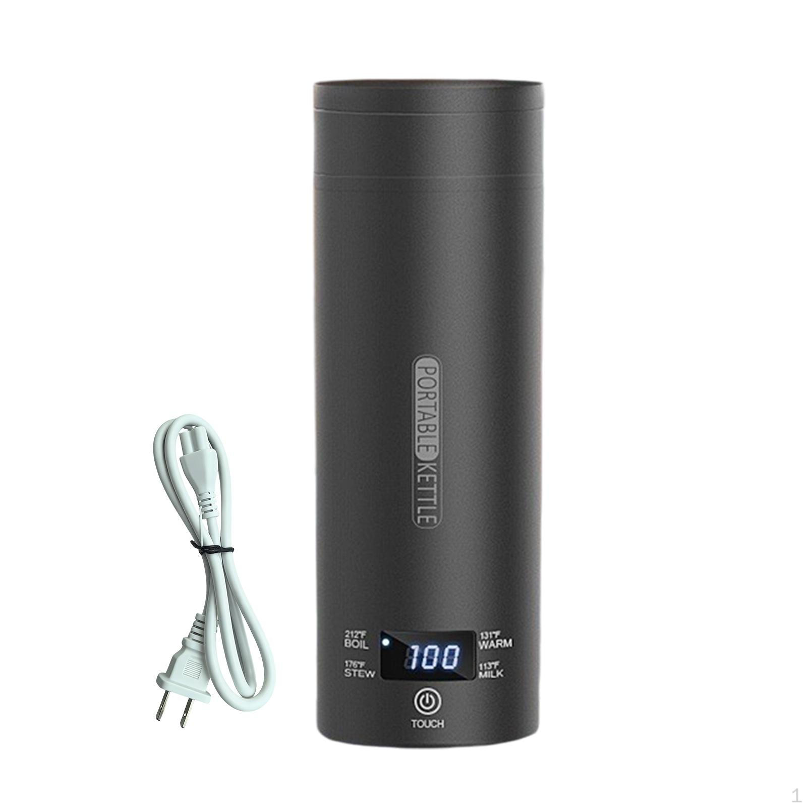 

Electric Tea Kettle Touch Control Warmer Bottle for Airplane Travel Personal