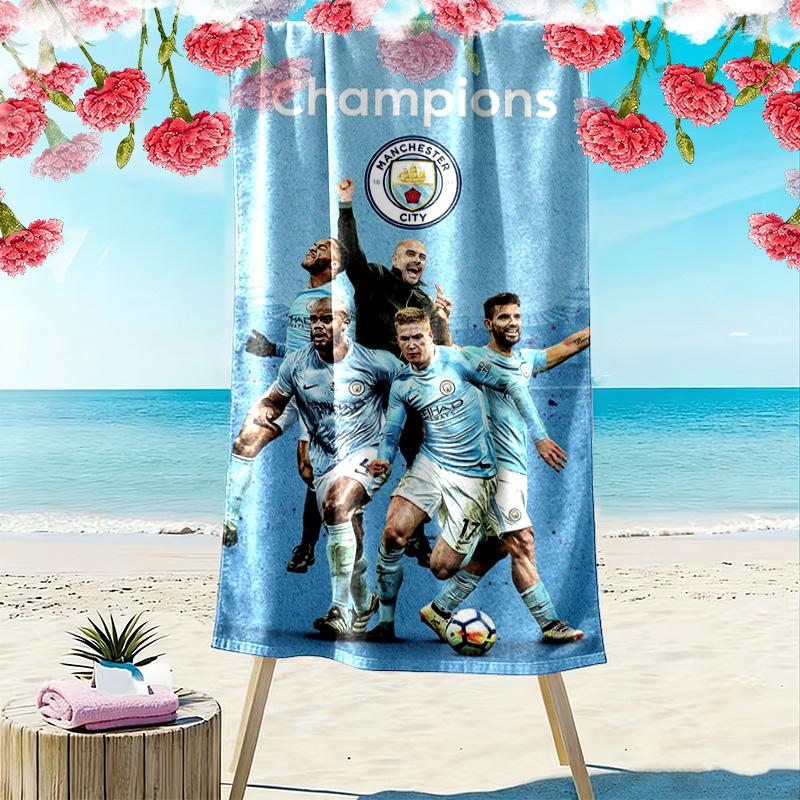 Kevin De Bruyne Ultimate Midfield Maestro Beach Towel Beach Towel For Vacation Photos Portable For Travel Absorbent Bath Towel Swim
