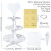 Kraft Paper Wedding Confetti Cone Holder Support Wedding Party Decor Supplies Confetti Cones Stand Box Tray Wedding Paper Cone