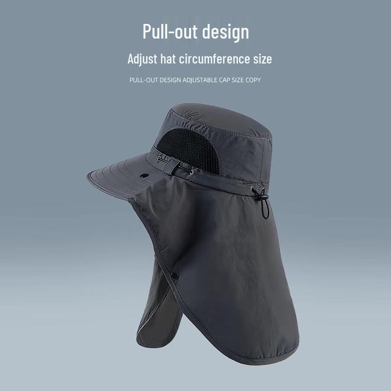 Unisex Summer Outdoor Wide Brim Sun Protection Hat